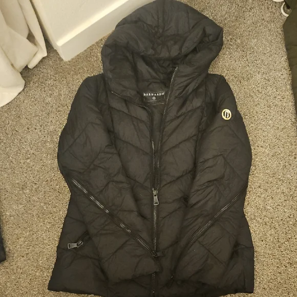 Bernardo Black Puffy Jacket - Picture 1 of 4